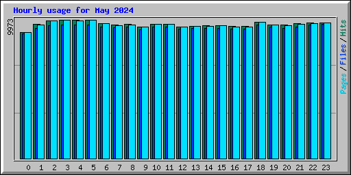 Hourly usage for May 2024